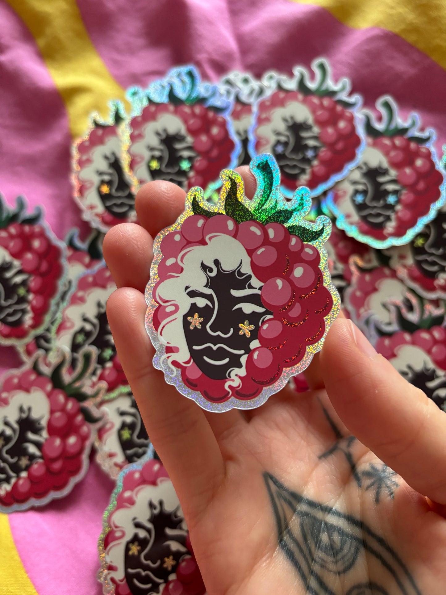 !NEW STICKER! Sticker Framboise