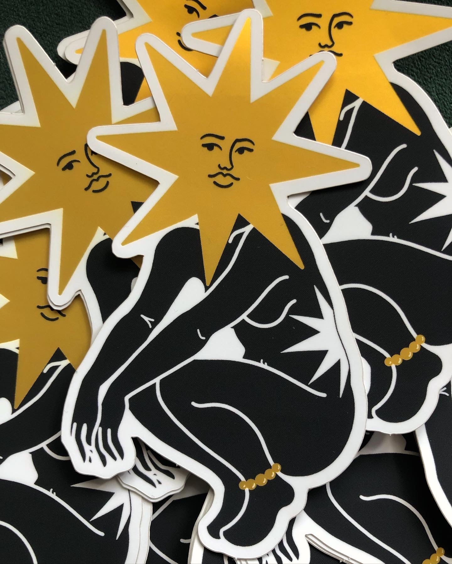 Sticker Dame Étoilée