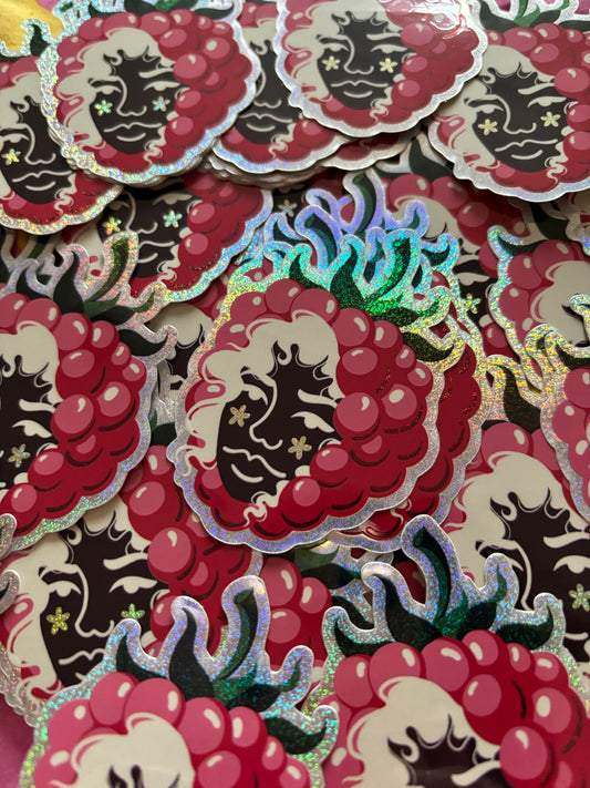 !NEW STICKER! Sticker Framboise