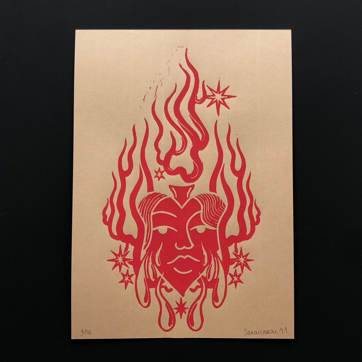 ‎ ✷ Coeur cosmique - 2 couleurs