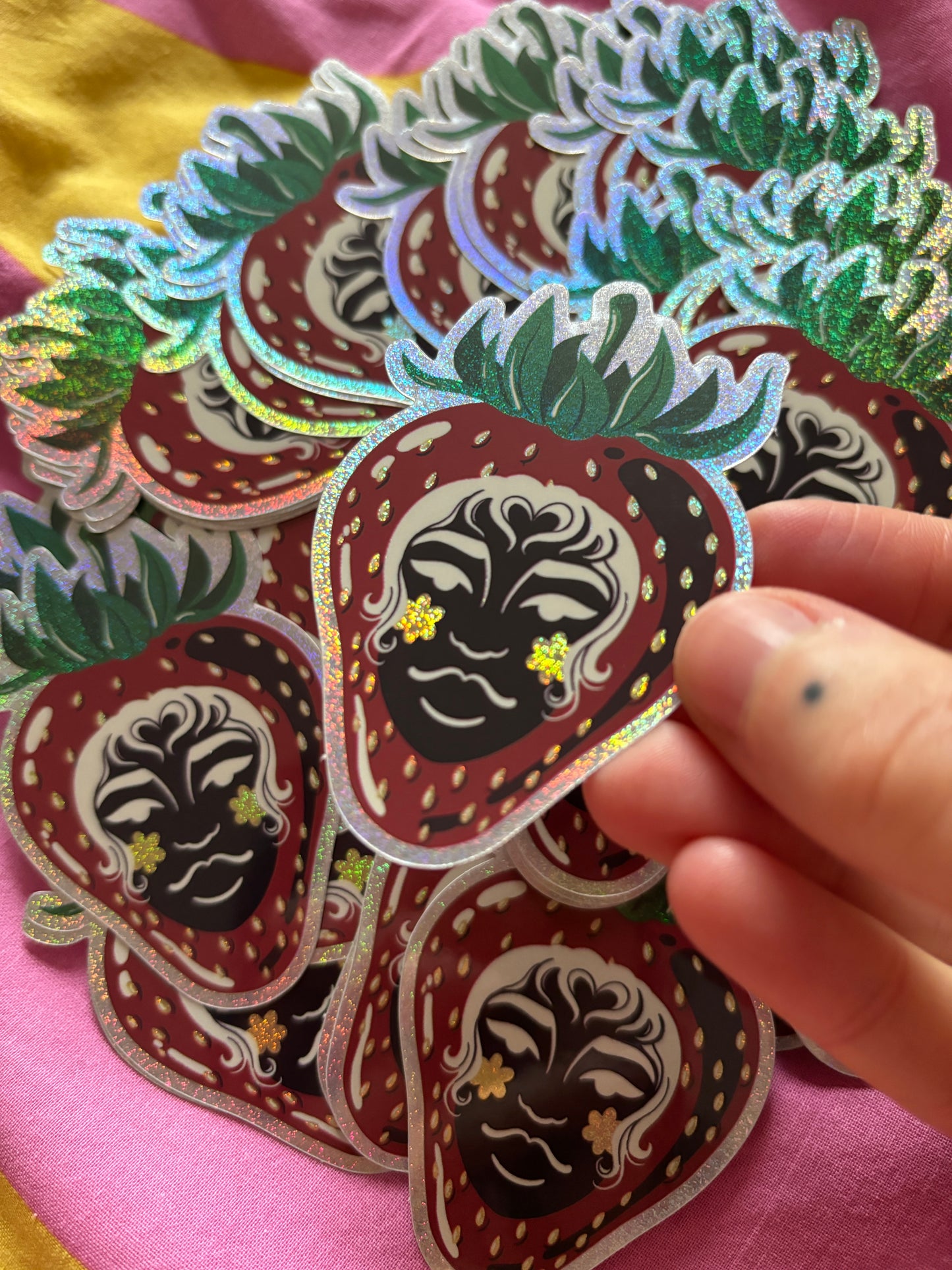 !NEW STICKER! Sticker Fraise