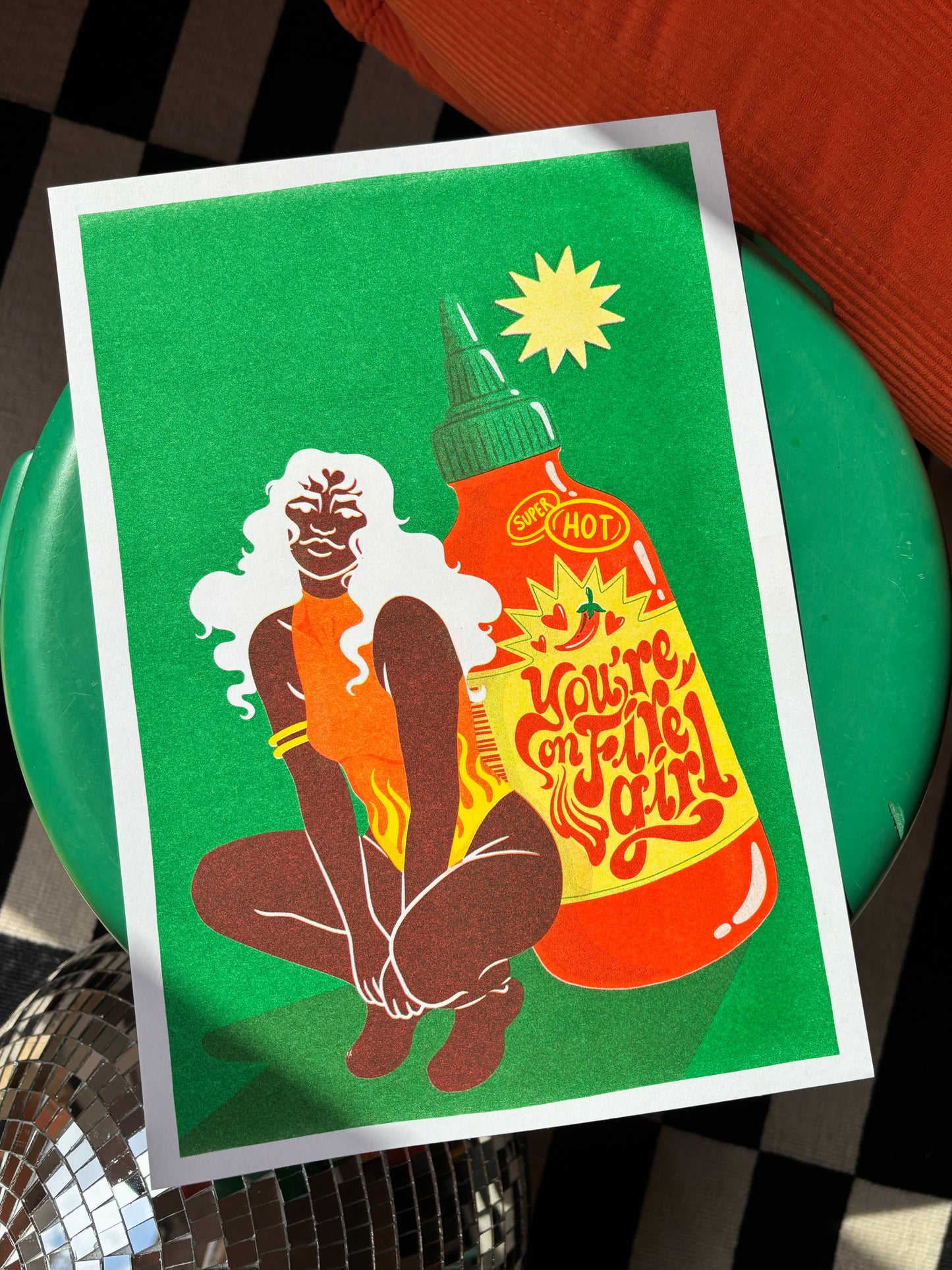 !NEW RISO! You’re on fire girl