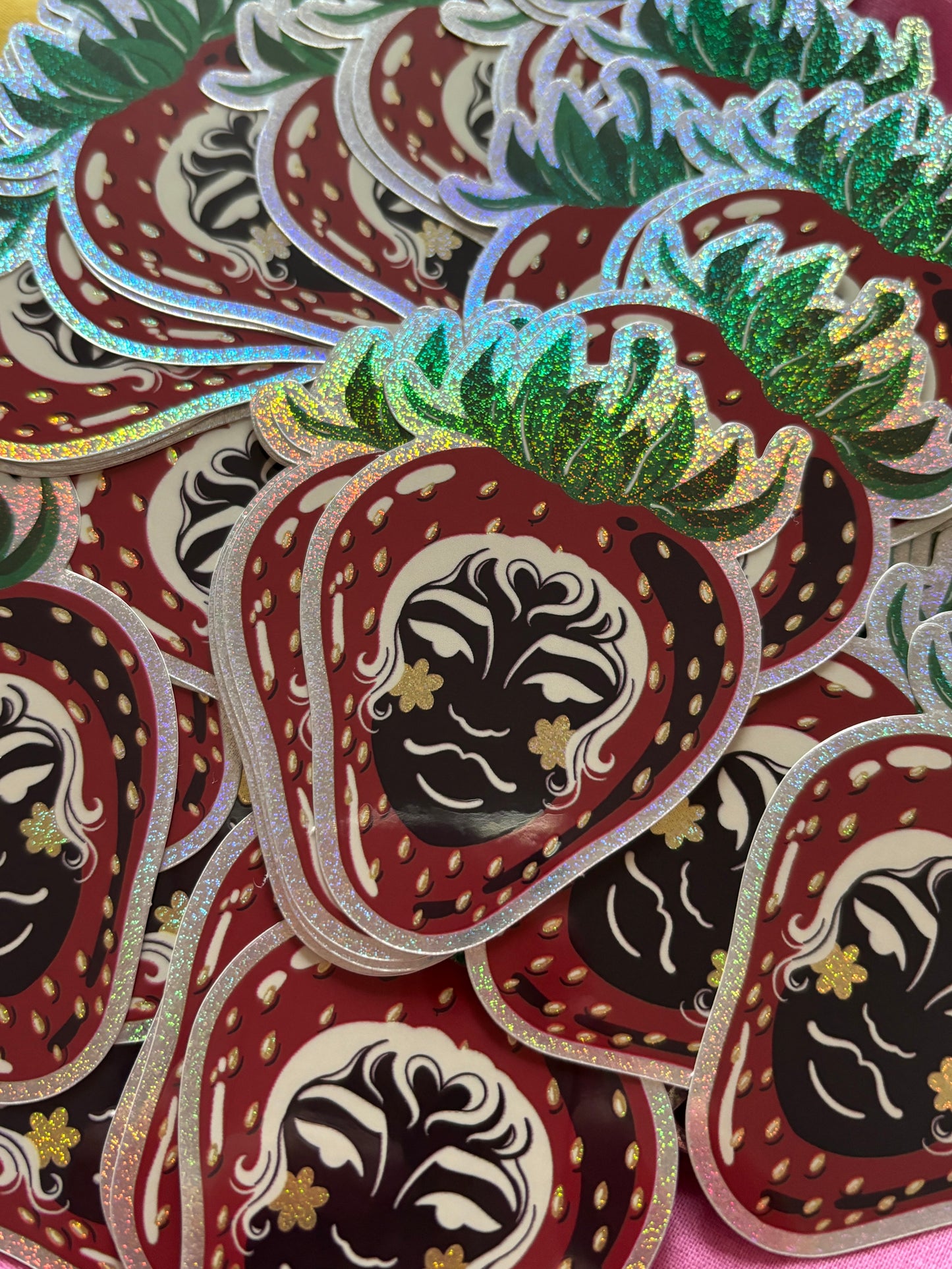 !NEW STICKER! Sticker Fraise