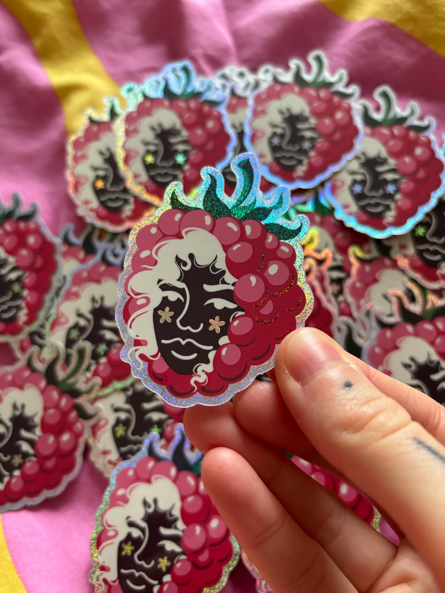 !NEW STICKER! Sticker Framboise