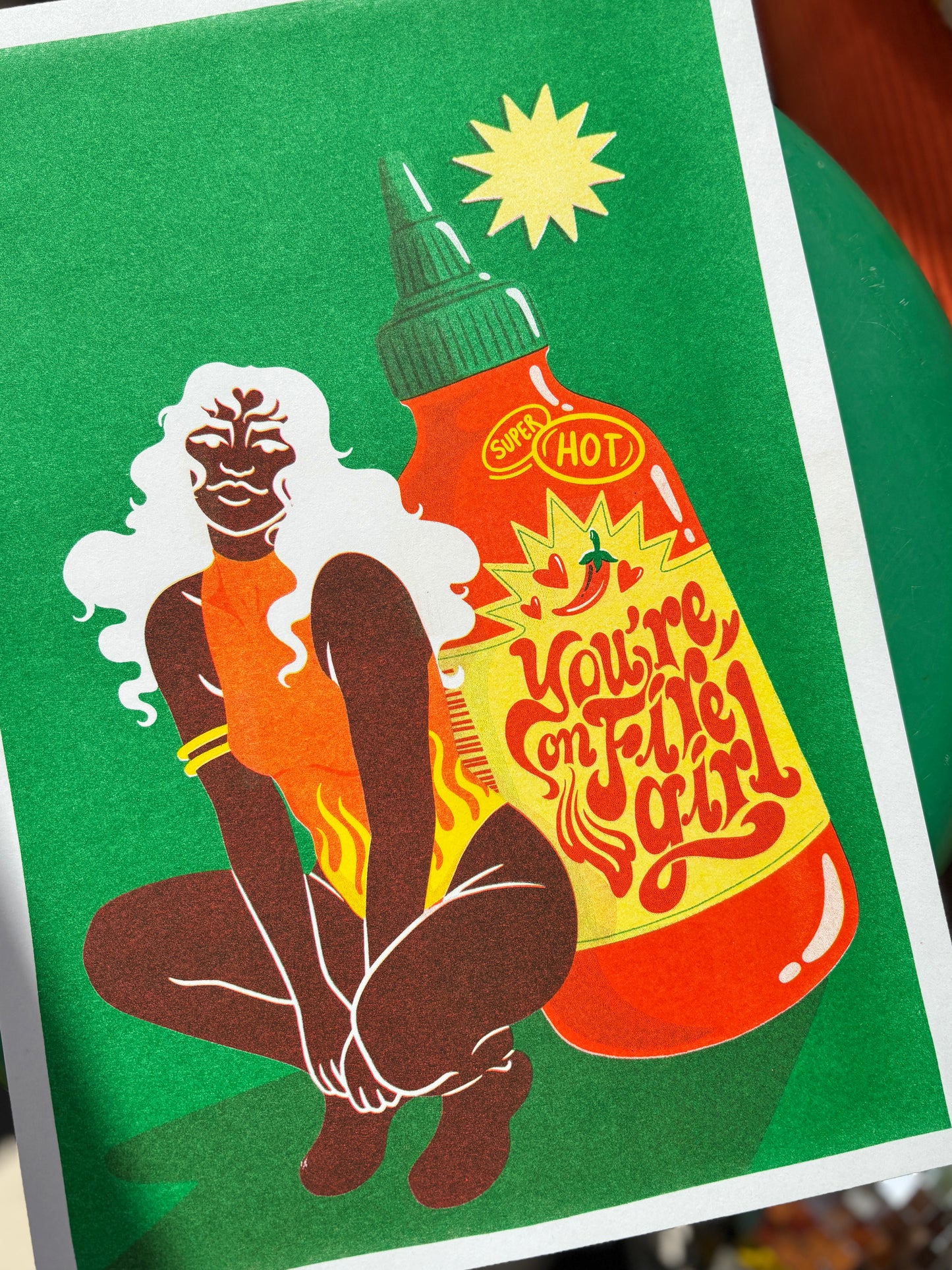 !NEW RISO! You’re on fire girl