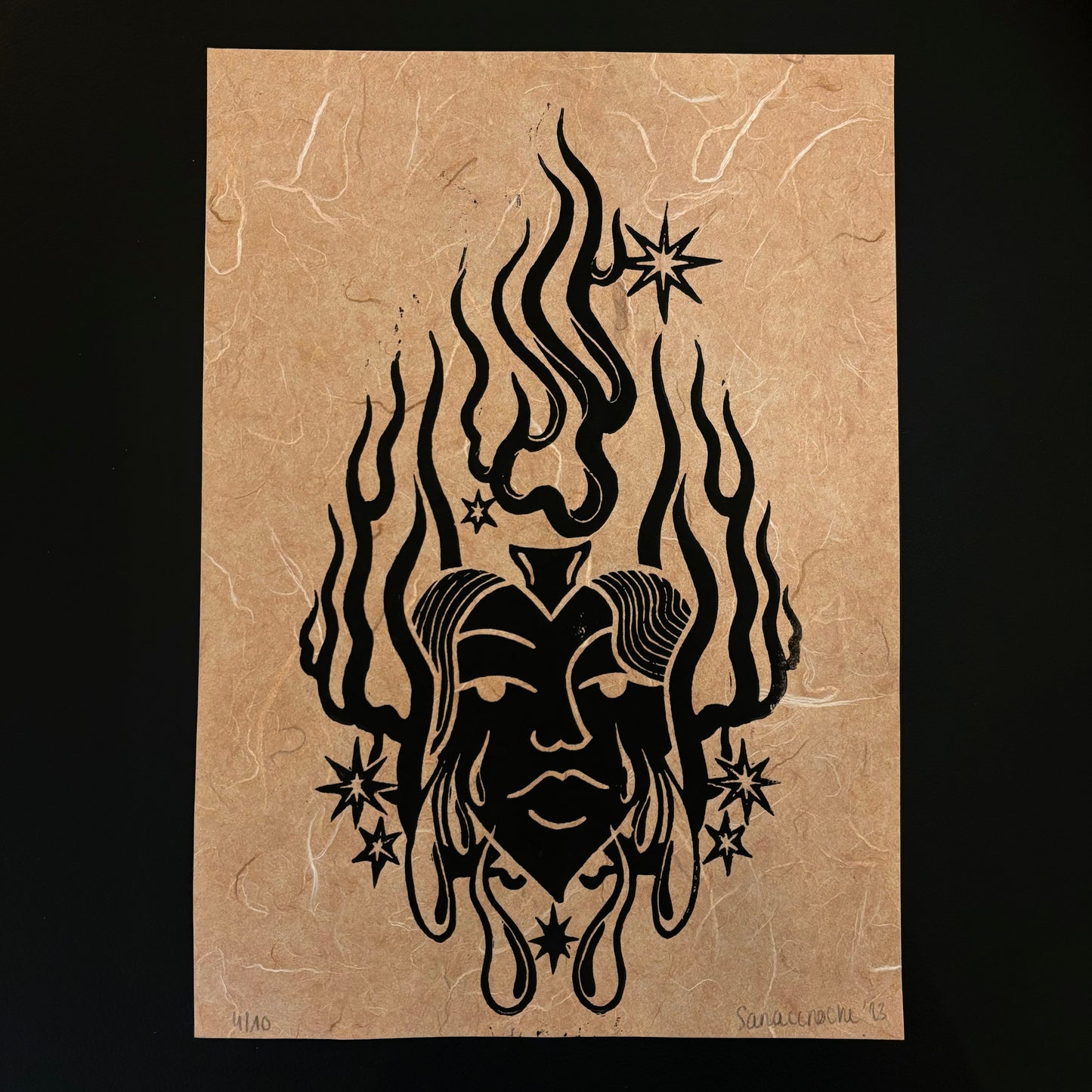 ‎ ✷ Coeur cosmique - 2 couleurs